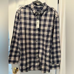 Haggar Men’s Casual Button Down Top, size L